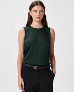 Washable Stretch Silk Shell Tank - US 5067