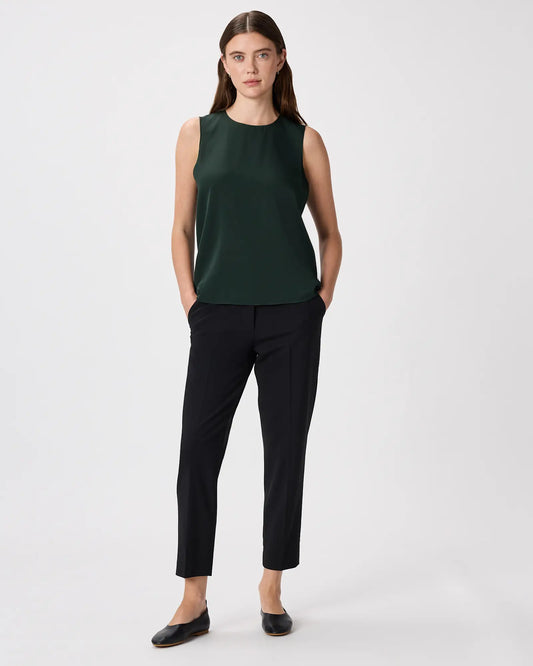 Washable Stretch Silk Shell Tank - US 5067