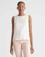 Washable Stretch Silk Shell Tank - US 6131