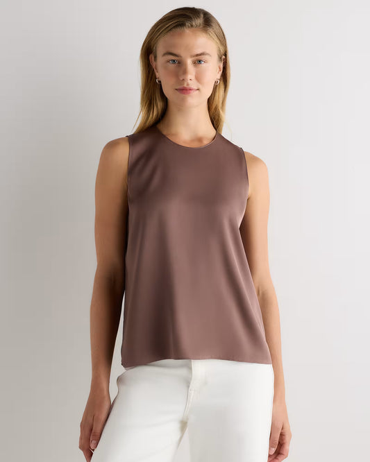 Washable Stretch Silk Shell Tank - US 9311