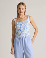 100% European Linen Fitted Tank - US 0803