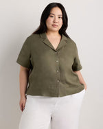 100% European Linen Short Sleeve Shirt - US 4996