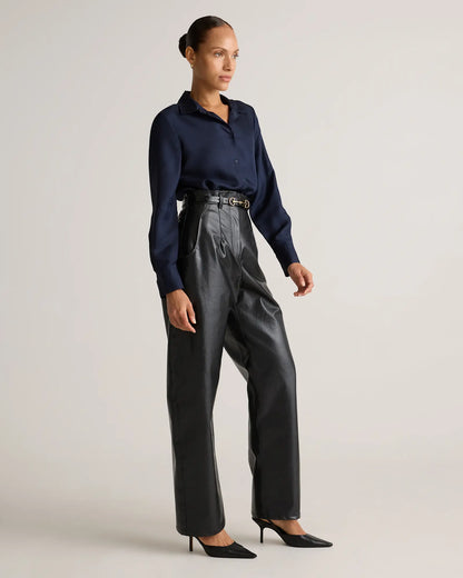 100% Silk Twill Blouse - US 0409