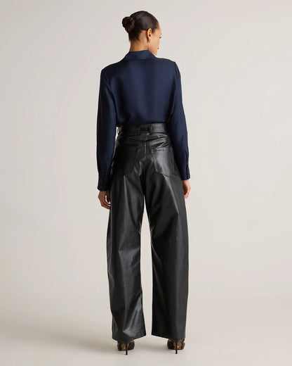 100% Silk Twill Blouse - US 0409