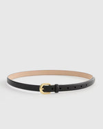 Sofia European Leather Skinny Belt - US 4948