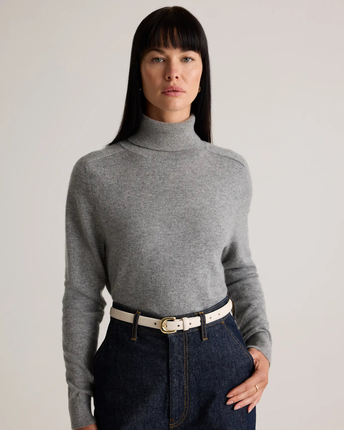 Sofia European Leather Skinny Belt - US 1674