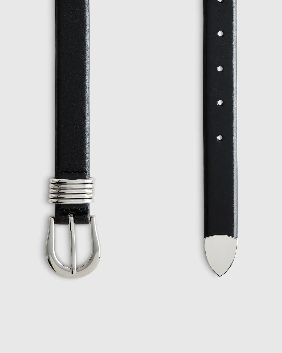 Daphne European Leather Multi Keeper Belt - US 6651