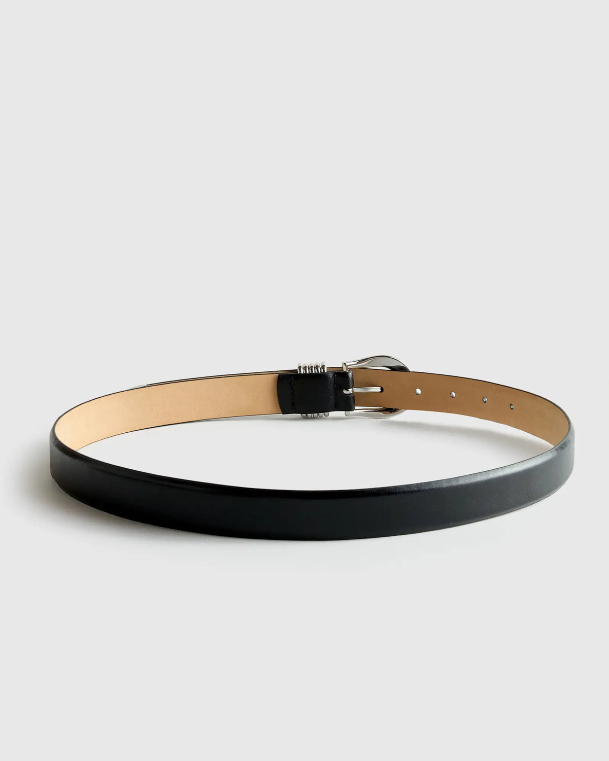 Daphne European Leather Multi Keeper Belt - US 6651