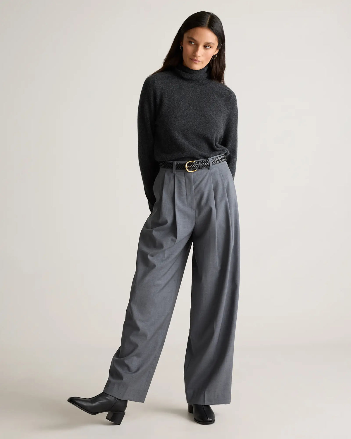 Josie European Leather Braided Belt - US 0466