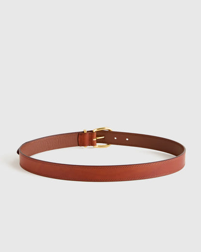 Allegra European Leather Belt - US 6188