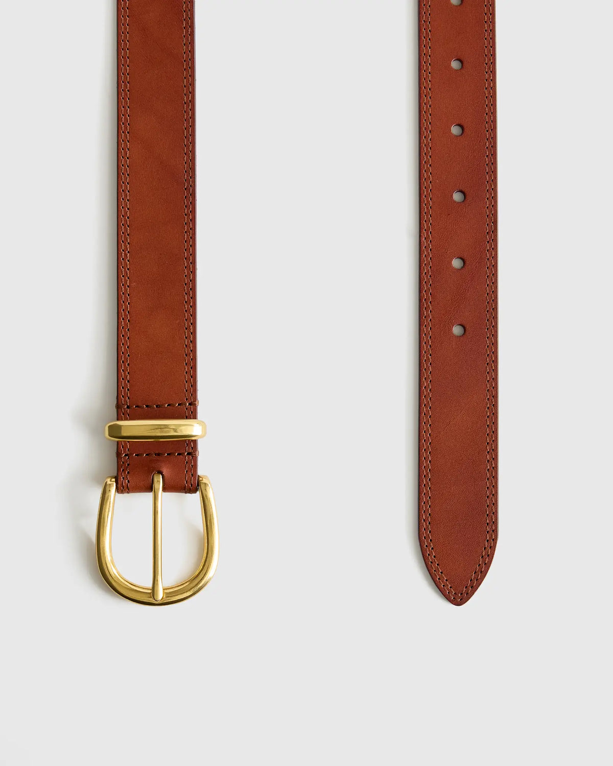 Allegra European Leather Belt - US 6188