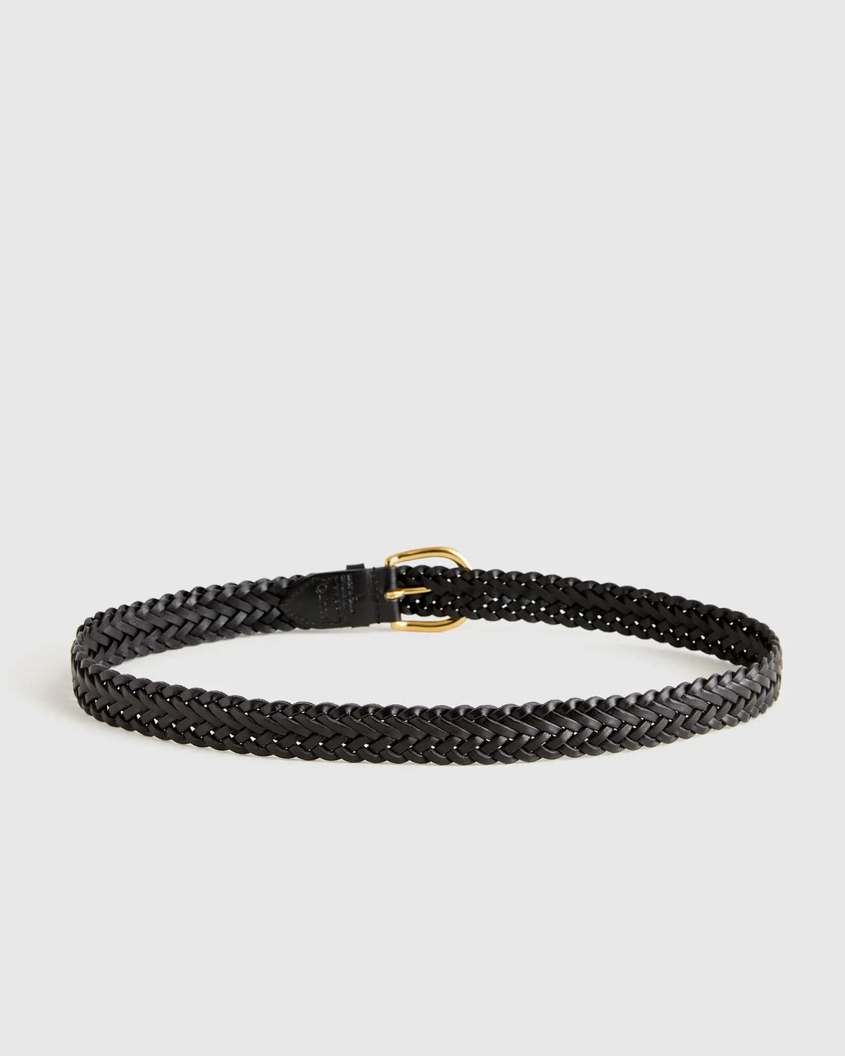 Josie European Leather Braided Belt - US 0466