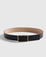 Siena Rectangle European Leather Belt - US 4820