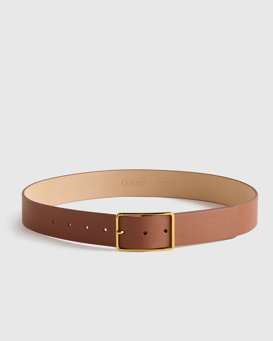 Siena Rectangle European Leather Belt - US 7642