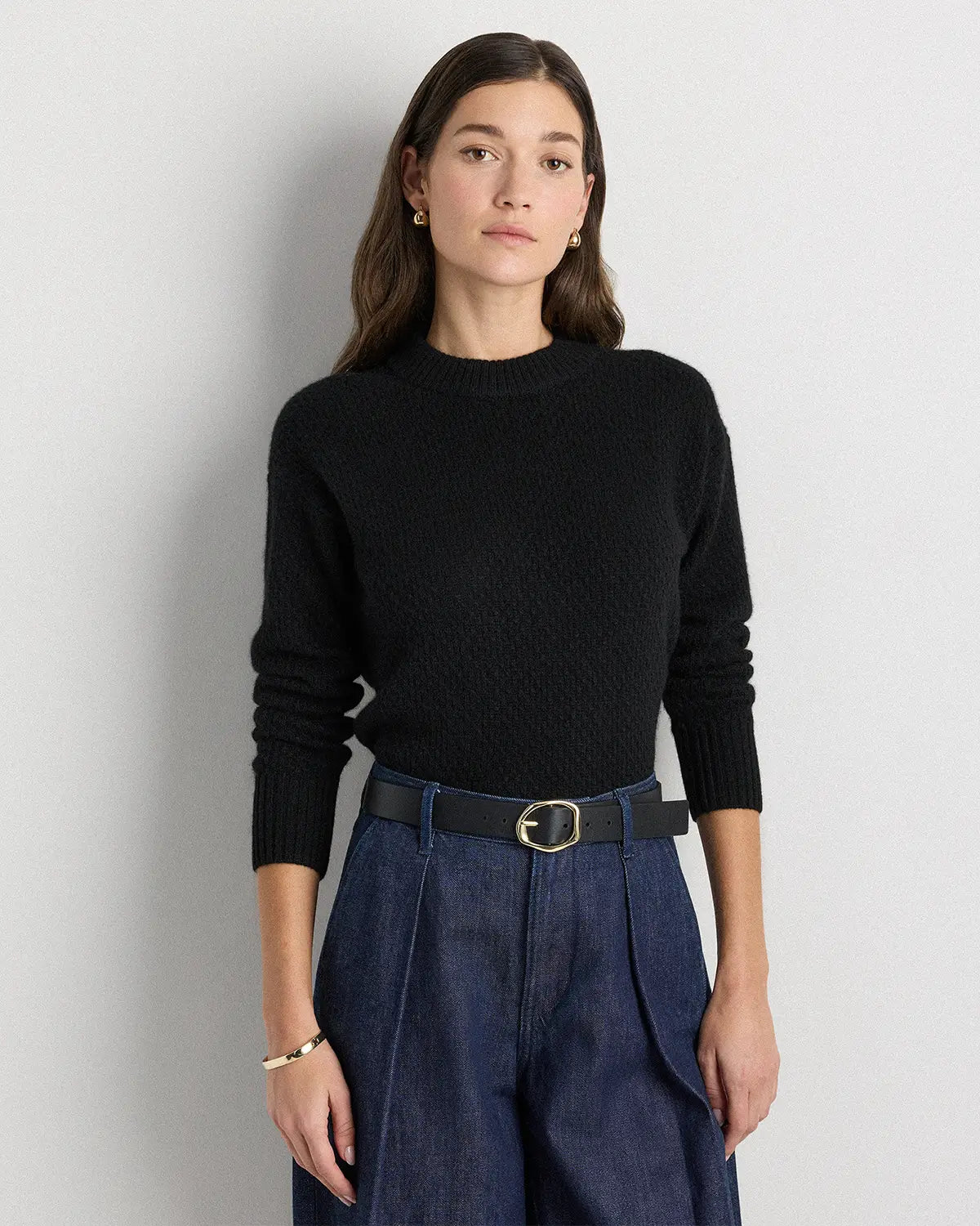 Zoe Sculptural European Leather Belt - US 8630