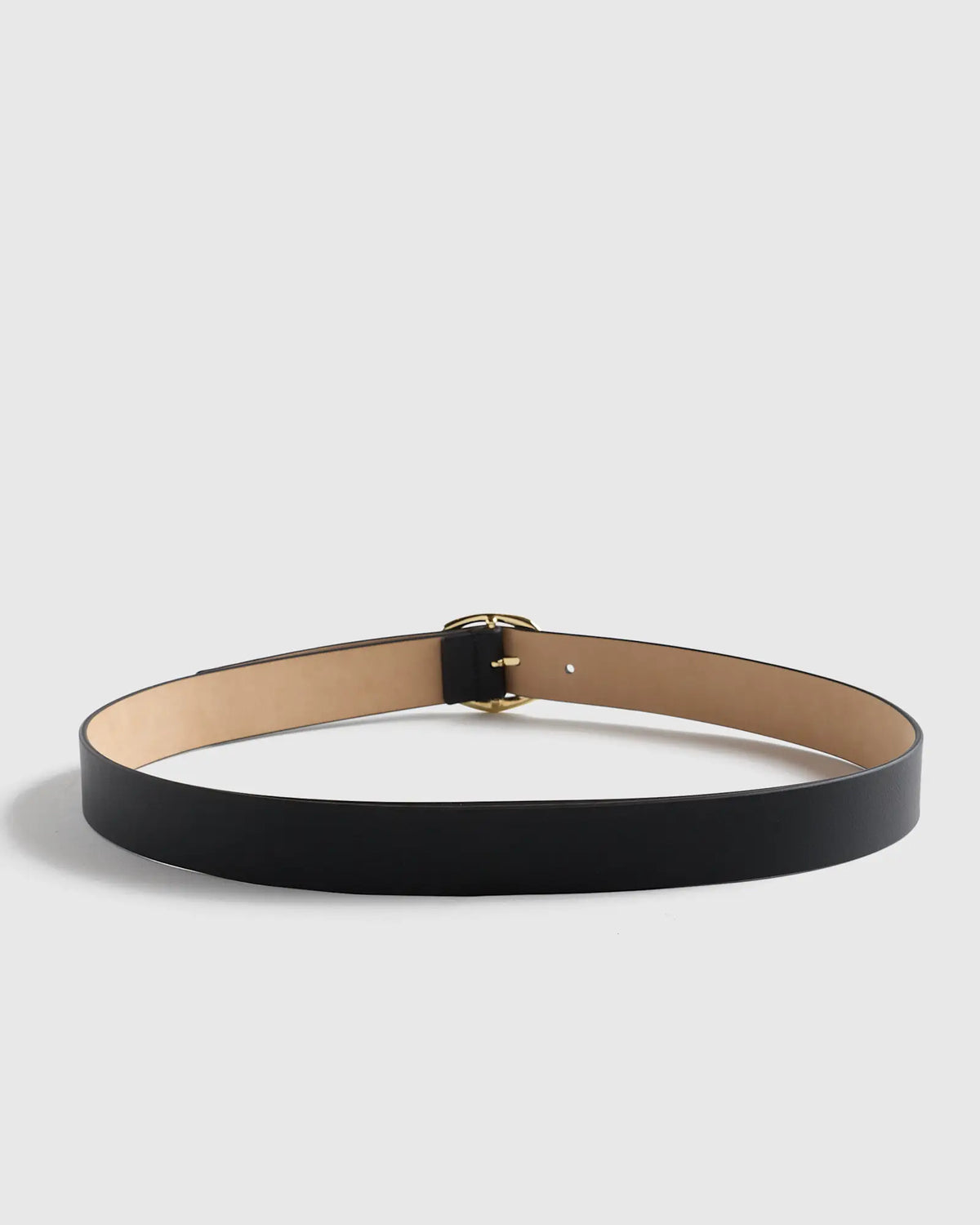 Zoe Sculptural European Leather Belt - US 8630