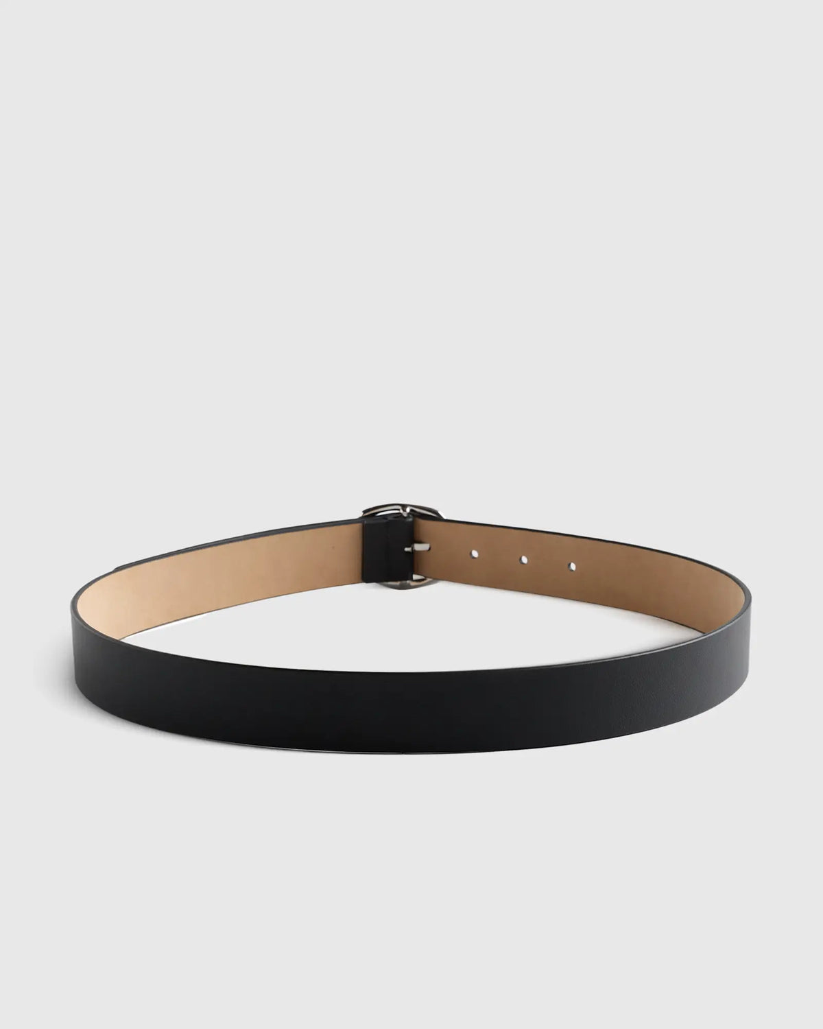 Zoe Sculptural European Leather Belt - US 0757