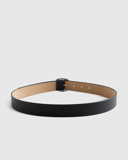 Zoe Sculptural European Leather Belt - US 0757