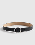 Zoe Sculptural European Leather Belt - US 0757
