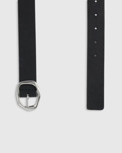 Zoe Sculptural European Leather Belt - US 0757