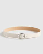 Zoe Sculptural European Leather Belt - US 6724
