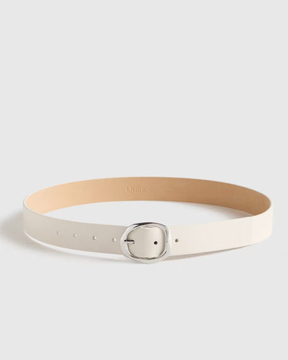 Zoe Sculptural European Leather Belt - US 6724