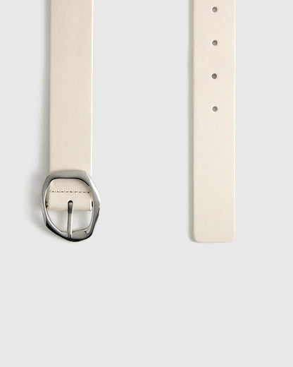 Zoe Sculptural European Leather Belt - US 6724