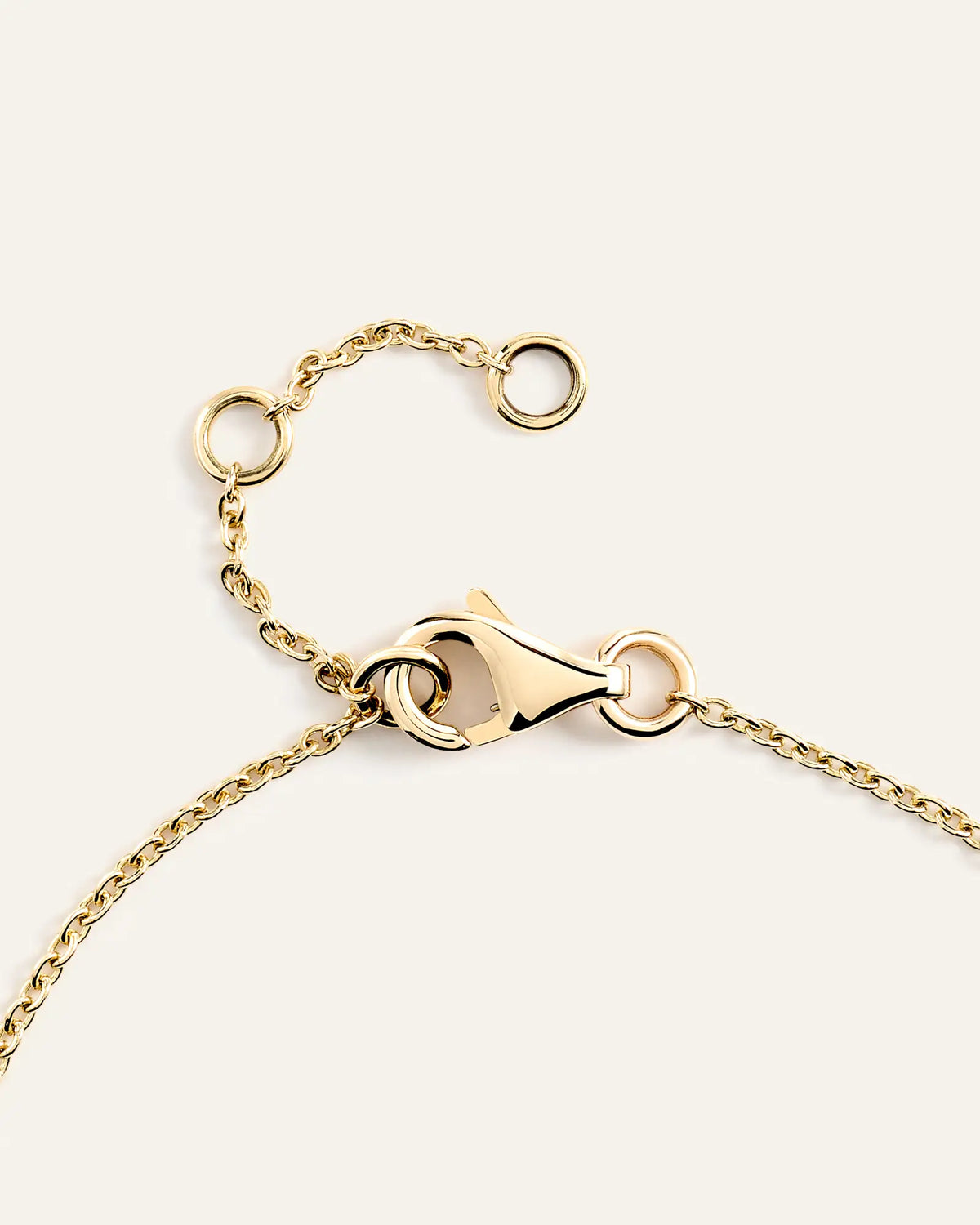 14K Gold Birthstone Solitaire Bezel Bracelet - US 8311