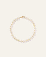 14k Gold Freshwater Cultured Pearl Bracelet - US 5342