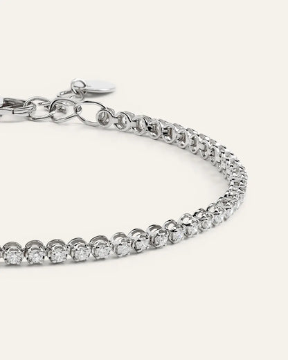 14K Gold Diamond Petite Tennis Bracelet - 1ctw - US 1947