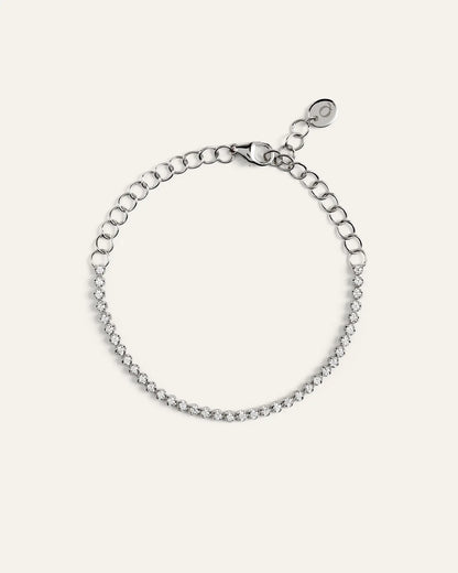14K Gold Diamond Petite Tennis Bracelet - 0.50ctw - US 7083