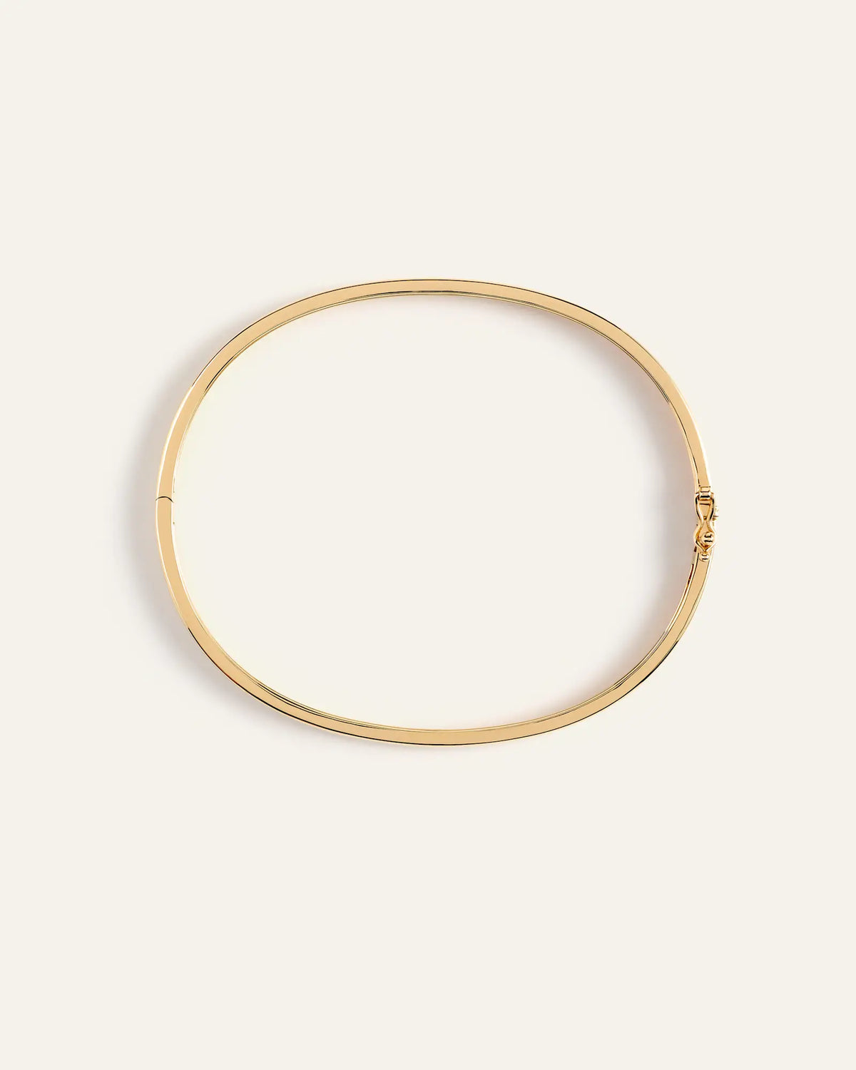 14K Gold Bold Bangle - US 2108