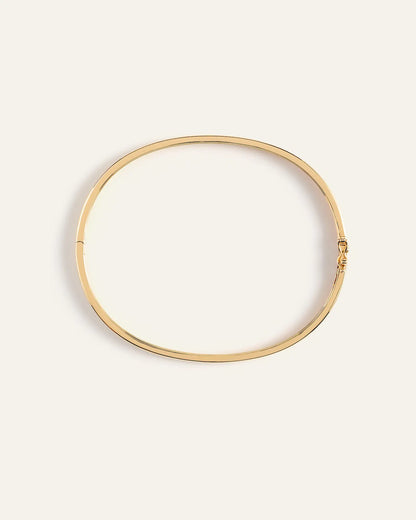 14K Gold Bold Bangle - US 2108