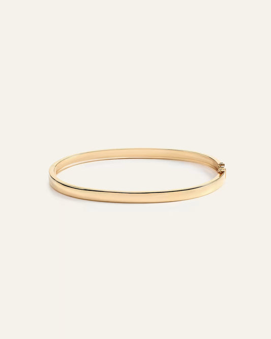 14K Gold Bold Bangle - US 2108