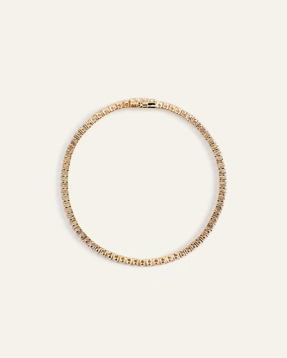 14K Gold Lab Grown Diamond Tennis Bracelet - 3ctw - US 1179