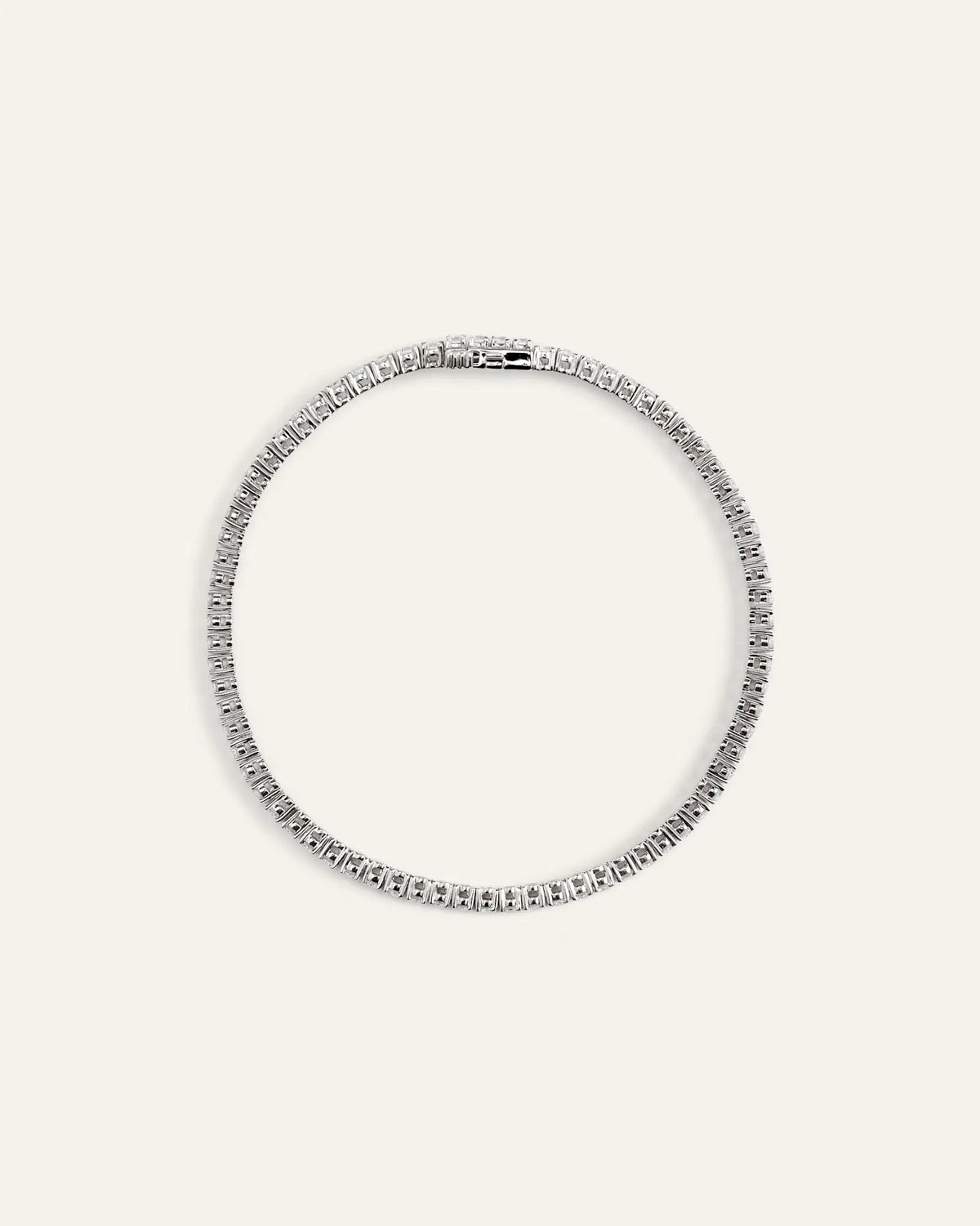 14K Gold Lab Grown Diamond Tennis Bracelet - 3ctw - US 5656