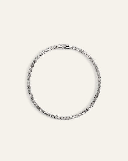14K Gold Lab Grown Diamond Tennis Bracelet - 3ctw - US 5656