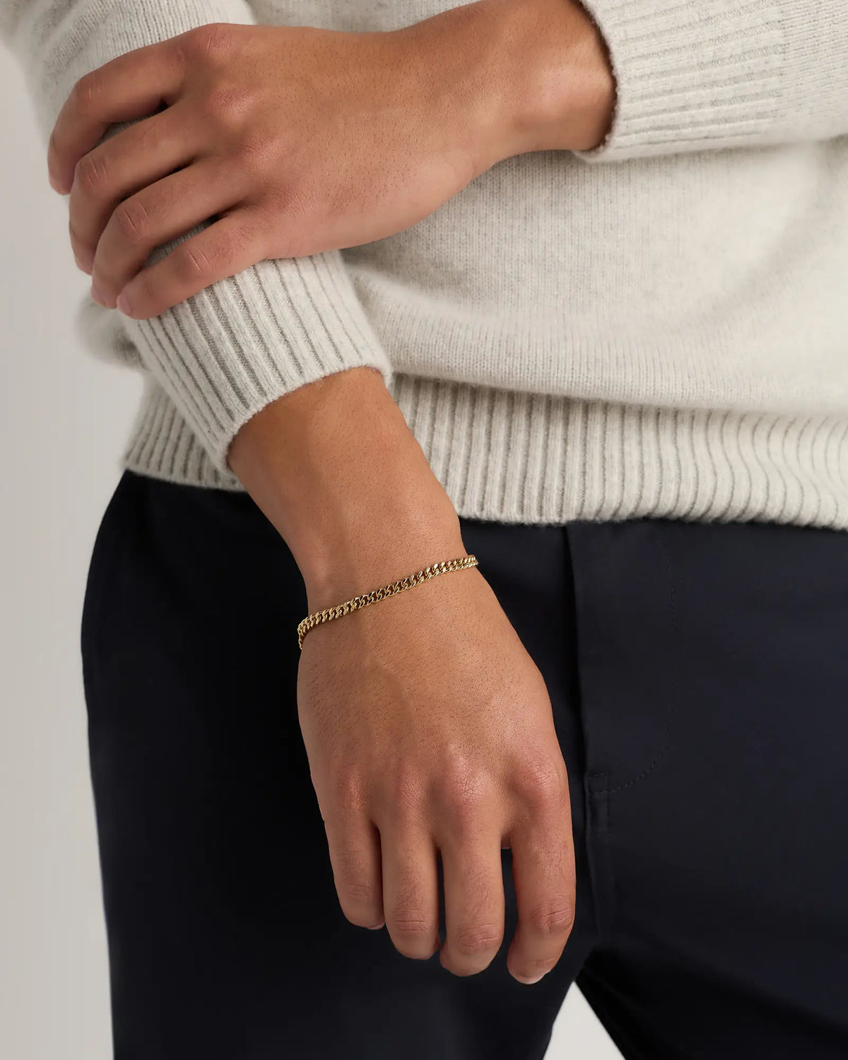Cuban Curb Chain Bracelet - US 9228