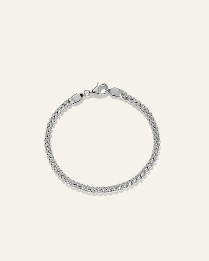 Cuban Curb Chain Bracelet - US 8557