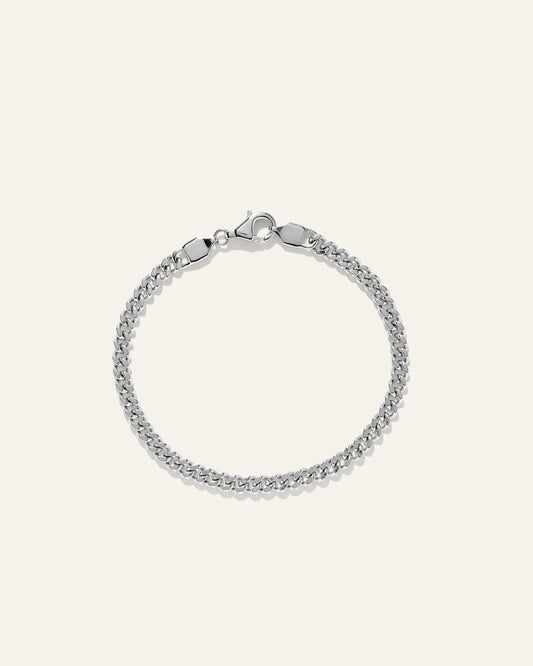 Cuban Curb Chain Bracelet - US 8557