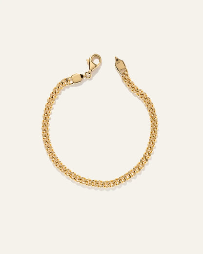 Cuban Curb Chain Bracelet - US 9228