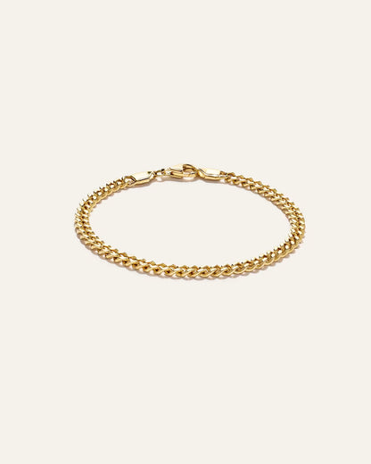 Cuban Curb Chain Bracelet - US 9228