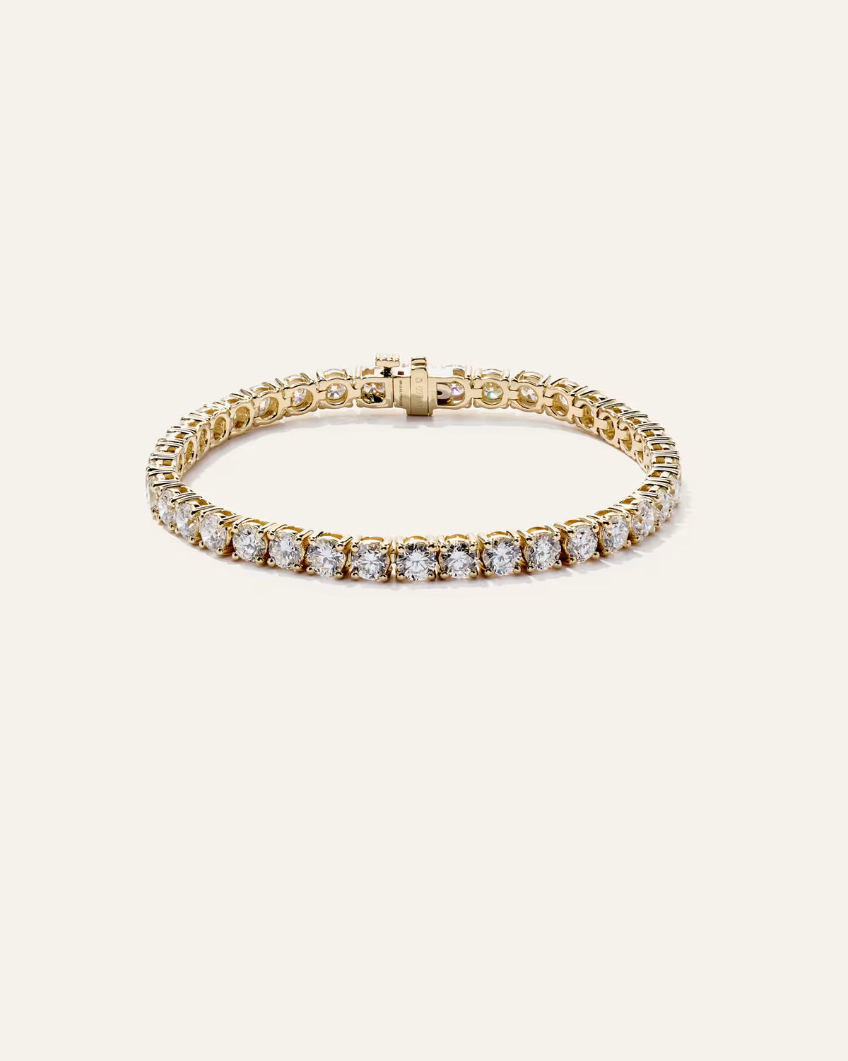 14K Gold Lab Grown Diamond Tennis Bracelet - 10ctw - US 9965