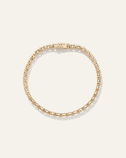 14K Gold Lab Grown Diamond Tennis Bracelet - 10ctw - US 9965