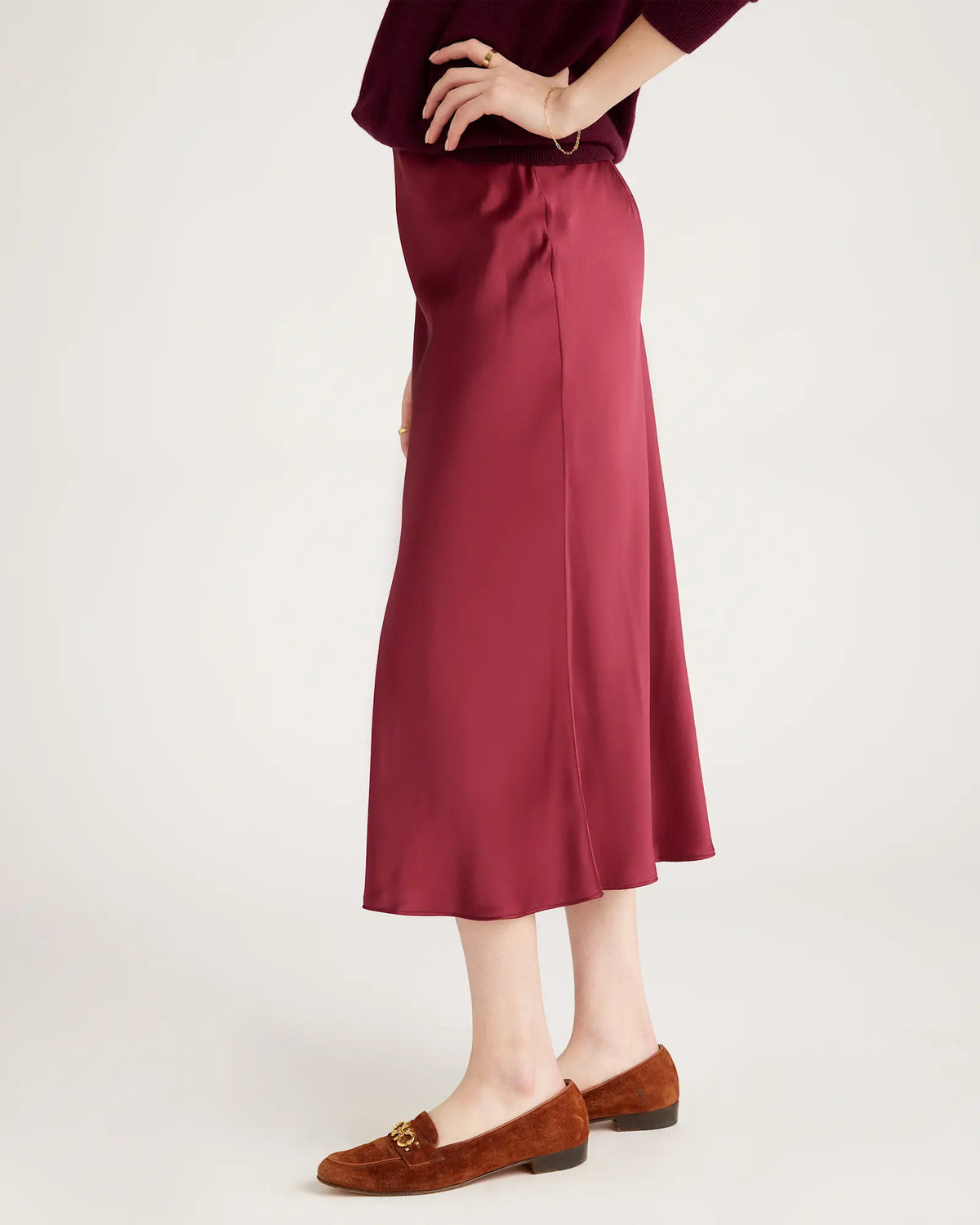 100% Washable Silk Skirt - US 4665