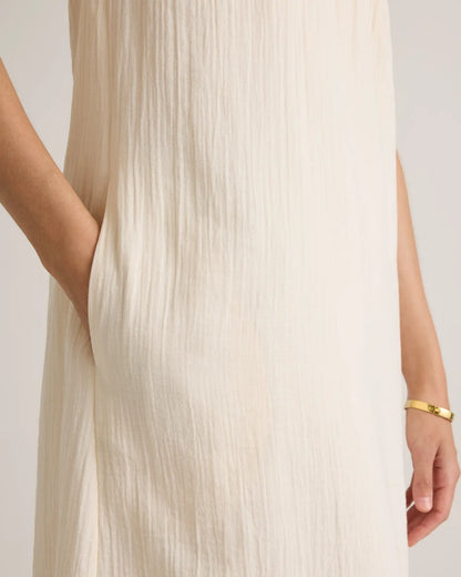 100% Organic Cotton Gauze Sleeveless Maxi Dress - US 4308