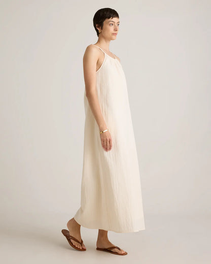 100% Organic Cotton Gauze Sleeveless Maxi Dress - US 4308