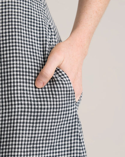 100% European Linen Button Front Dress - US 7449