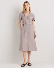 Taupe Brown Chambray