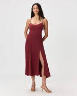 Lightweight Crepe Sweetheart Midi Dress - US 1566